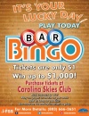 Bar Bingo at Carolina Skies Club